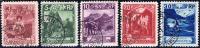 Liechtenstein 1930 Lot 5 Werte Zähnung 10 1/2 Gestempelt - Gebraucht