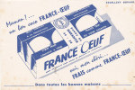 BU 814 / BUVARD     FRANCE OEUF - Leche