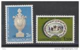 Timbre(s) Neuf(s)** Luxembourg, N°704-5, 1967, Bicentenaire De La Faïence, Assiette, Vase, Urne - Nuevos