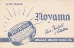 BU 859 /BUVARD   NOYAMA   CIRAGES ENCAUSTIQUES - Produits Ménagers