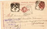 1898   CARTOLINA   CON ANNULLO ASCOLI PICENO - Postwaardestukken