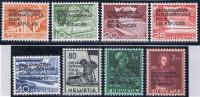 Schweiz Ämter OIR 1950 Les Réfugiés Satz ** Postfrisch ((24000Sätze) - Dienstzegels