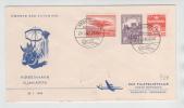 Denmark First SAS Flight Copenhagen - Djakarta 24-1-1958 - Briefe U. Dokumente