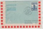 Denmark Aerogramme First SAS Flight Copenhagen - Djakarta 24-1-1958 - Lettres & Documents