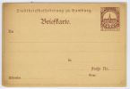 Hamburg Stadtbriefbeförderung  Briefkarte (30) - Correos Privados & Locales