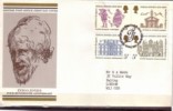 Great Britain, 1973. 400th Birthday Of Inigo Jones -   Circulated  FDC - 1971-1980 Em. Décimales