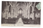 Vigny (95) : L'intérieur De L'église En 1906 . - Vigny