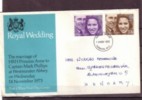 Great Britain, 1973. Royal Wdding,    Circulated  FDC - 1971-1980 Em. Décimales