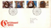 Great Britain, 1974- Christmas,  Circulated  FDC - 1971-1980 Em. Décimales