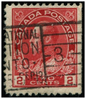 Pays :  84,1 (Canada : Dominion)  Yvert Et Tellier N° :    94-2 (o) Du Carnet Non Répertorié Y&T Et Sg - Single Stamps