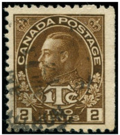 Pays :  84,1 (Canada : Dominion)  Yvert Et Tellier N° :   106-2 (o) Type II - Francobolli (singoli)