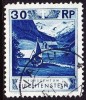 Liechtenstein 1930 30 Rp. Blau Kapelle Am Steg-Saminatal Mi 99 - Gebraucht