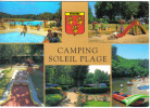Carte Postale  24. Vitrac  Camping ****Soleil Plage****  J. & G. Soulhié  Prop. Golf Miniature    Trés Beau Plan - Zonder Classificatie
