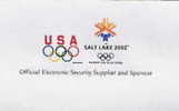 USA Official Sponsor Salt Lake City 2002 Jeux Olympiques D'Hiver Winter Olympics Games Olympische Winterspiele - Inverno2002: Salt Lake City