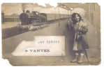 Une Pensée De Vanves  (train En Gare) - Vanves