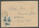 1946 Russia Ussr Estonia Essr, 3x 10 KOP. CANCELLED NÕMME , OLD COVER - Brieven En Documenten