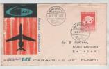 Denmark First SAS Flight Copenhagen - Helsinki 18-8-1959 - Lettres & Documents