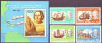 ROMANIA  - 500th ANNIVERSARY OF AMERICA  - SHIPS -  **MNH - 1992 - Christoph Kolumbus