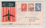 Denmark First SAS Flight Copenhagen - Khartoum 19-5-1959 - Lettres & Documents