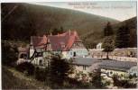 Oberhof In Thüringen Bahnhof Mit Eingang Zum Brandleitetunnel Color 30.7.1914 Gelaufen - Oberhof