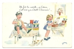 Janser (Illustrateur) : La Vaisselle En Couple Env 1930 (animée). - Janser