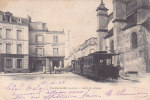 VAL D OISE VILLIERS LE BEL PLACE DE L EGLISE Editeur A Breger TRAMWAY - Villiers Le Bel