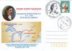 Pierre Esprit Radisson, French Explorer In Antarctica,2010 Special Cover Oblit.Turda - Romania. - Polar Exploradores Y Celebridades