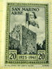 San Marino 1942 Restoration Of The Italian Flag To Arbe 20c - Unused - Unused Stamps