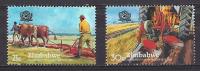 Zimbabwe, Year 1983, Mi 276-277, World Championship Ploughing, MNH ** - Zimbabwe (1980-...)