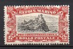 1918 San Marino-Pro Combattenti N 62 Nuovo MH* Sassone 22 € - Neufs