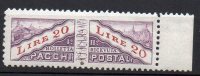 1928 S. Marino - Pacchi N. 15 - 20 Lire Integro MNH** Sassone 110 € - Paketmarken