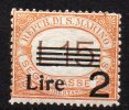 1936 San Marino - Segnatasse 53 Integro MNH** Firma Bolaffi  Sassone 187 € - Impuestos