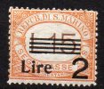 1936 San Marino - Segnatasse 53 Integro MNH** Firma Bolaffi  Sassone 187 € - Timbres-taxe