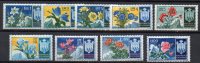 1953 San Marino Fiori Prima N 400-08 INTEGRI MNH** Sassone 90 € - Unused Stamps