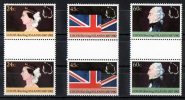 Cocos Islands 1982 Annexation To British Empire Set Of 3 As Gutter Pairs MNH  SG 79-81 - Isole Cocos (Keeling)