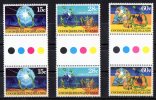 Cocos Islands 1980 Christmas Set Of 3 As Gutter Pairs MNH  SG 50-52 - Isole Cocos (Keeling)