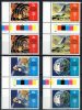 Cocos Islands 1987 Communications Set Of 4 As Gutter Pairs MNH  SG 165-8 - Cocoseilanden