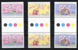 Cocos Islands 1981 Christmas- Set Of 3 As Gutter Pairs MNH  SG 72-74 - Isole Cocos (Keeling)
