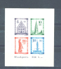 GERMANY (ALLIED OCCUPATION - FRENCH ZONE) BADEN  -  1949  Freiburg Cathedral  Miniature Sheet Imperf.  Unmounted Mint - Bade