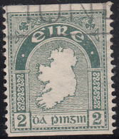 Ireland Scott #92 Used 2p Green Map Of Ireland Coil - Gebruikt