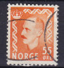 Norway 1951 Mi. 365   55 Ø King König Haakon VII. - Usados