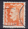 Norway 1951 Mi. 365   55 Ø King König Haakon VII. - Oblitérés