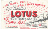 BU 888/  BUVARD    LES PASTILLES LOTUS - Sucreries & Gâteaux