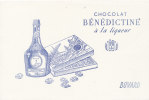 BU 907 /  BUVARD     CHOCOLAT  BENEDICTINE  A LA LIQUEUR - Cacao