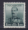 Norway 1937 Mi. 191     1.00 Kr King König Haakon VII., MH* - Nuovi