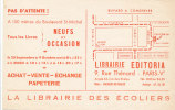 BU 920 /  BUVARD      LA LIBRERIE DES ECOLIERS  EDITORIA - Papierwaren