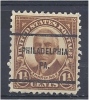 USA 1922 Harding - 11/2c Brown (Philadelphia PA Precancel) - Vorausentwertungen