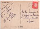 Timbre Yvert N° 855 Europa / Carte Postcard Du  2/7/70 ,  2 Scans - Cartas & Documentos
