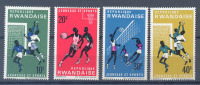 Rwanda Ocb Nr : 161 - 164 ** MNH   (zie Scan) Sport - Unused Stamps