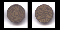 10 REICHPFENNIG 1924  A - 10 Reichspfennig